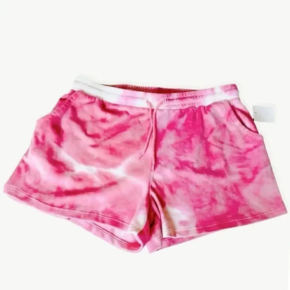 Freshman Tie Dye Women Pull On Shorts SZ XL